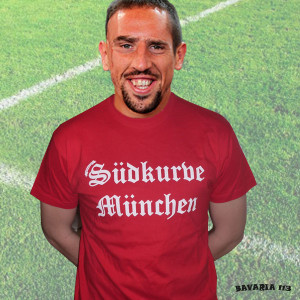 T-Shirt Rot Südkurve München - vorne